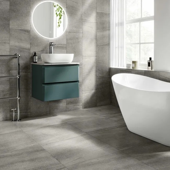 New Pietra Moda Grey Rectified Stone Effect Tiles 30X60