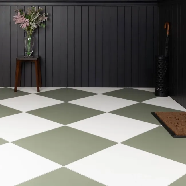 Cielo Verde Green Matt Plain Tiles 598x598