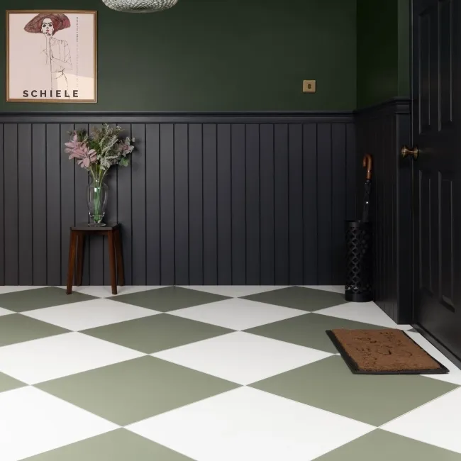Cielo Verde Green Matt Plain Tiles 598x598