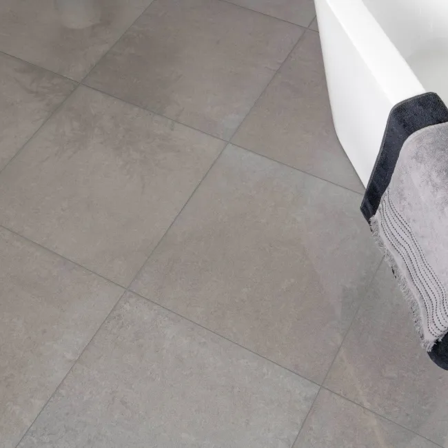 Gems Lounge Stone Effect Polished Anthracite 600x600