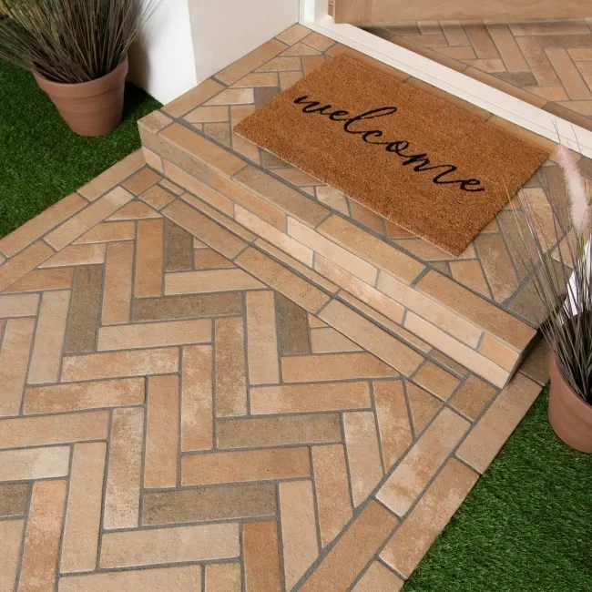 Tosca Beige Matt Brick Effect Tiles 62x235x9mm