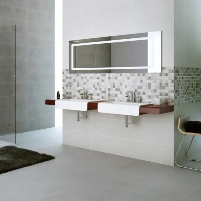 Uptown RLV Cold Concrete Effect Tiles