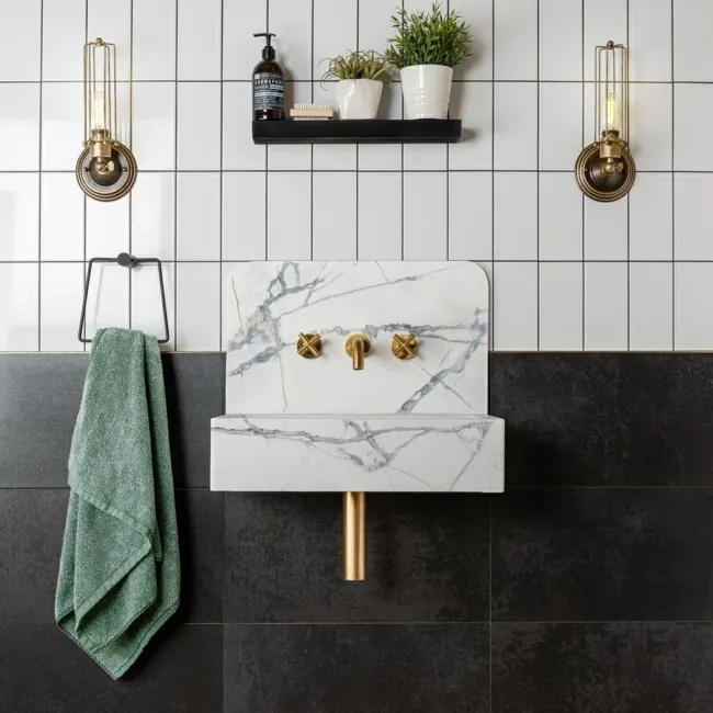 Liso White Gloss Metro Tiles 100x200
