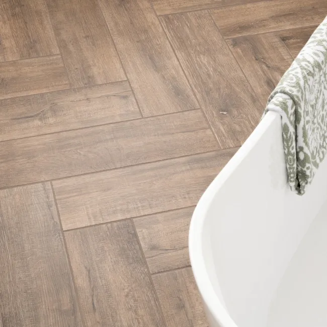 Forest Dark Beige Matt Wood Effect Tiles 750x200x8.2mm