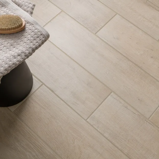 Forest Light Beige Matt Wood Effect Tiles 750x200x8.2mm