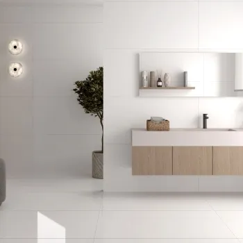 Alaska White Gloss Tiles 1200x600