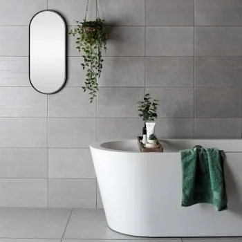 Cement Taupe 40x25 Concrete Effect Tile