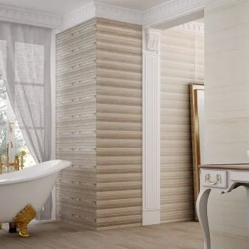 Sunset Taupe Relieve Stone Effect Tile 200x600