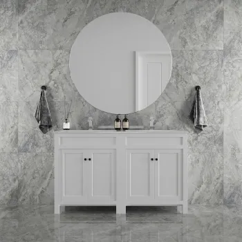 Tolana Grey Marble Effect Large Polished Porcelain Tiles