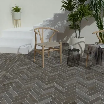 Tosca Vison Mink Grey Matt Brick Effect Tiles 62x235x9mm