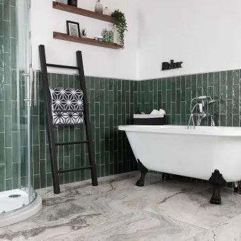 Faith Green Gloss Wall and Floor Tile