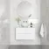 Riva White Gloss Marble Effect Wall Tile 600x300