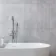Agora Light Grey Gloss Marble Effect Decor Wall Tile 600x300