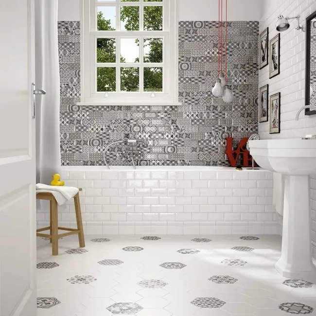 Metro Patchwork Black & White