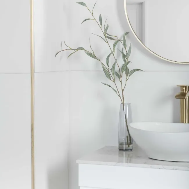 Alaska Mate White Matt Tiles 1200x600
