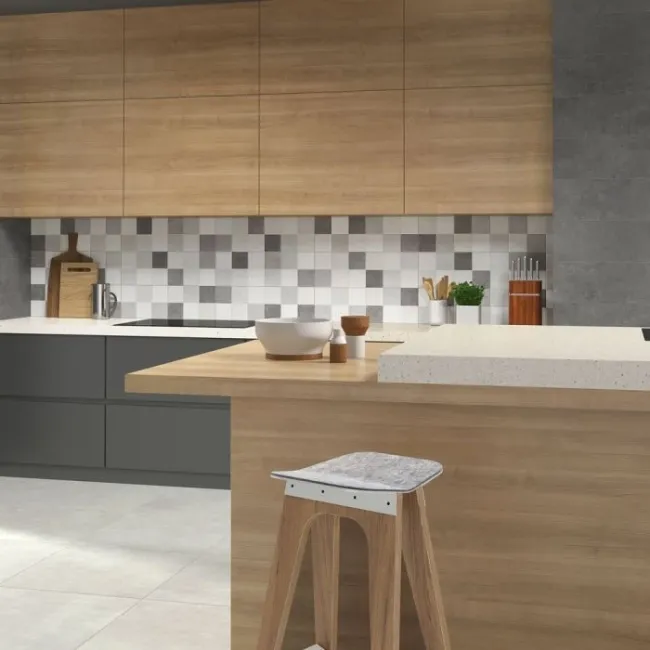 Uptown RLV Cold Concrete Effect Tiles