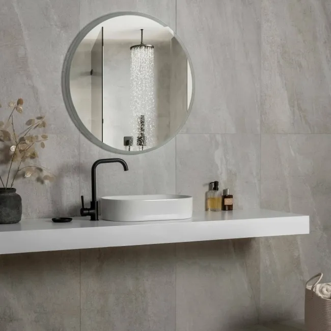 Astra Pearl Matt Stone Effect Tiles 1200x600