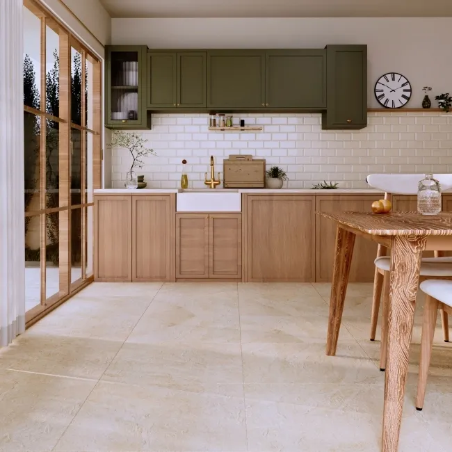 Carmo Stone Ivory Matt Tiles 600x600