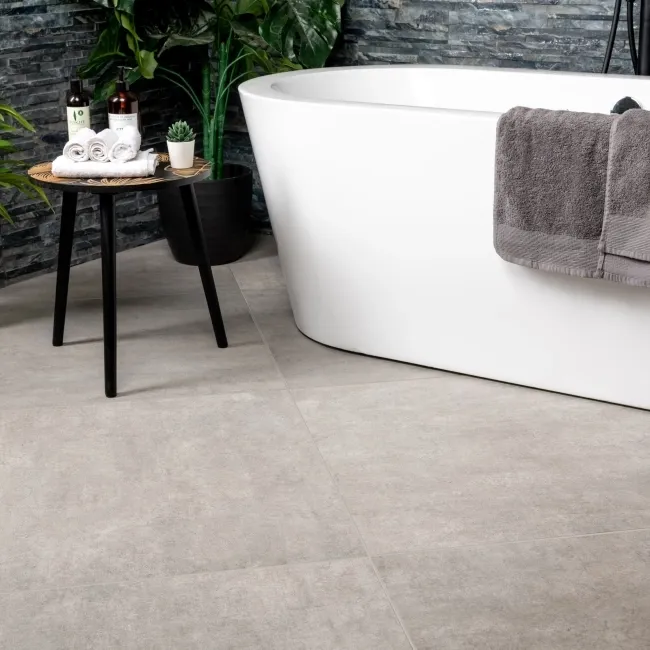 Clay Stone Effect Grey Stone Effect Floor Tiles