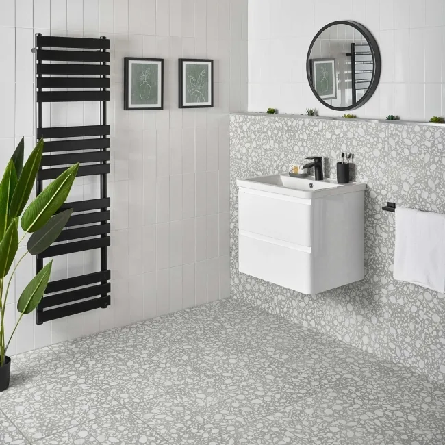 Bricks White Gloss 30x10