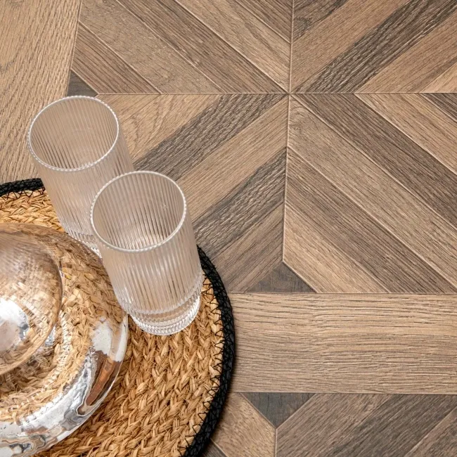 Old Manor Dark Walnut Indoor Wood Effect Tiles