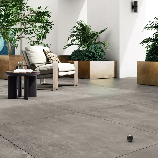 Open Antracite Concrete Effect 800x800x20mm Slabs