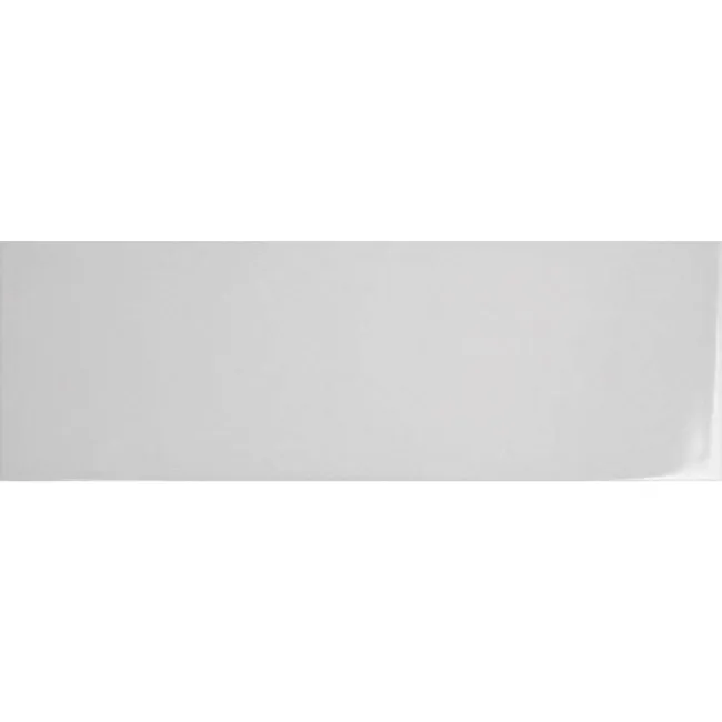 Bricks Light Grey Gloss Ceramic Metro Wall Tiles 300x100x7mm